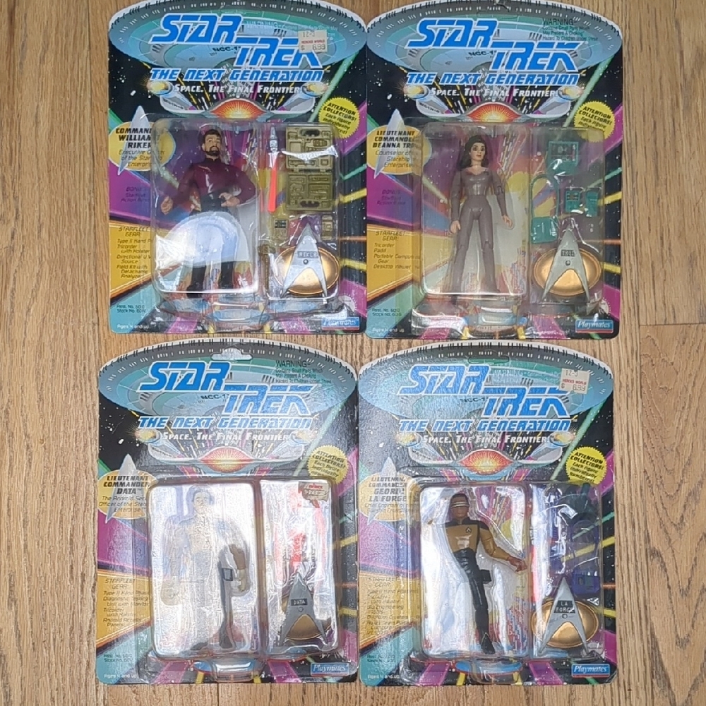 Star Trek The Next Generation Action Figures Set